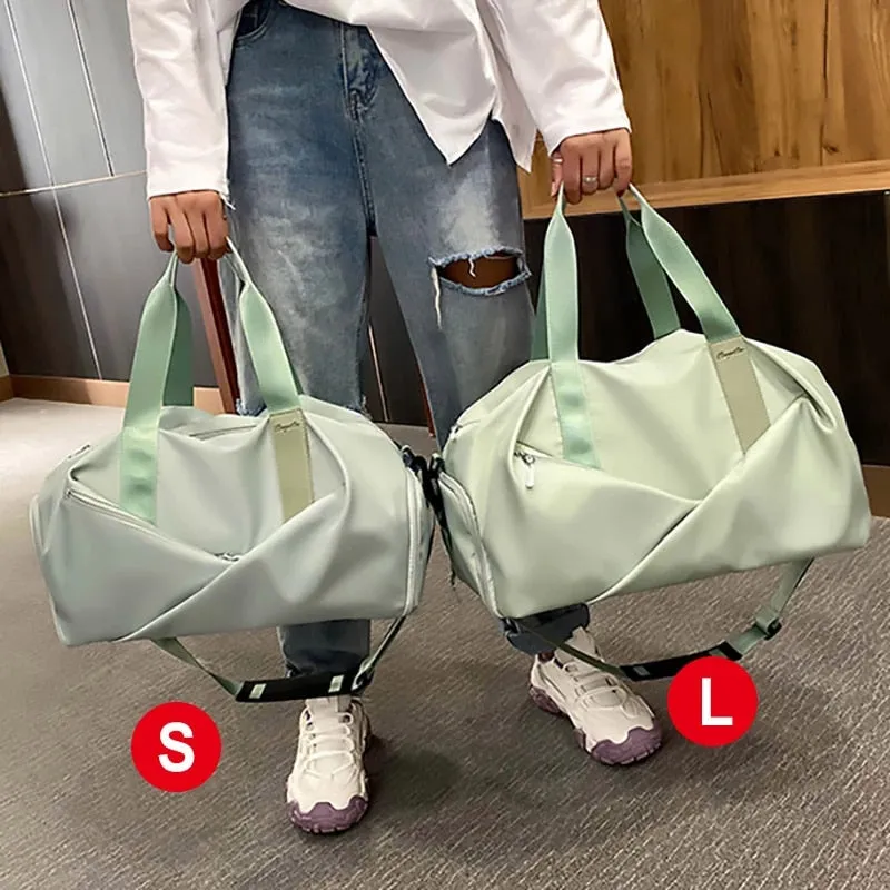 Women Sports Gym Bag Travel Dry Wet Bag Handbag