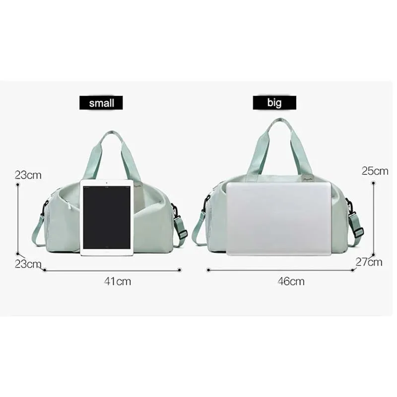 Women Sports Gym Bag Travel Dry Wet Bag Handbag