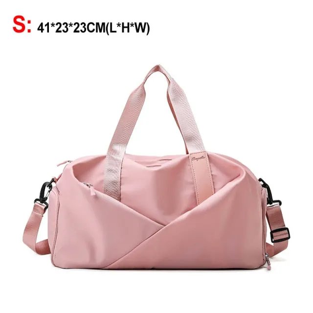 Women Sports Gym Bag Travel Dry Wet Bag Handbag