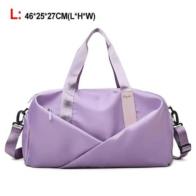 Women Sports Gym Bag Travel Dry Wet Bag Handbag