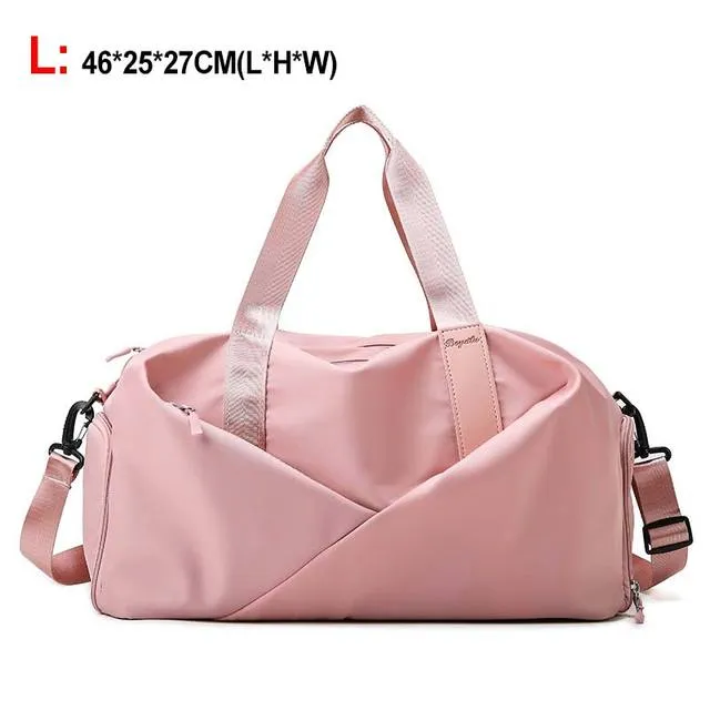 Women Sports Gym Bag Travel Dry Wet Bag Handbag