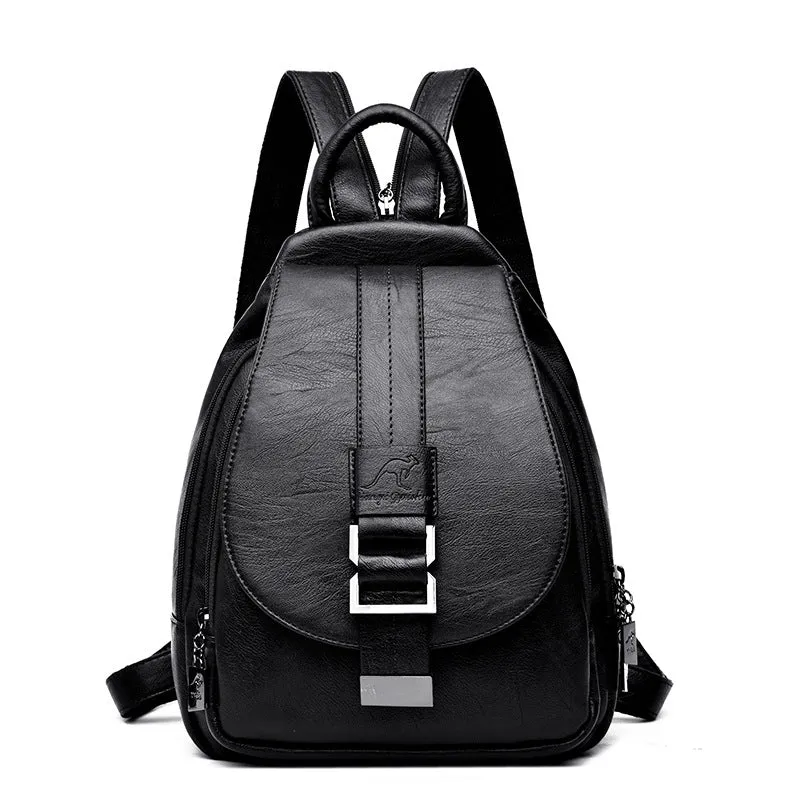 Women's Korean Style Leisure Tourism Fashion Waterproof Backpacks