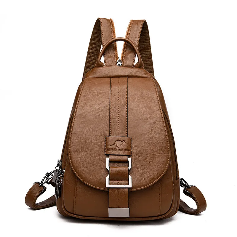 Women's Korean Style Leisure Tourism Fashion Waterproof Backpacks