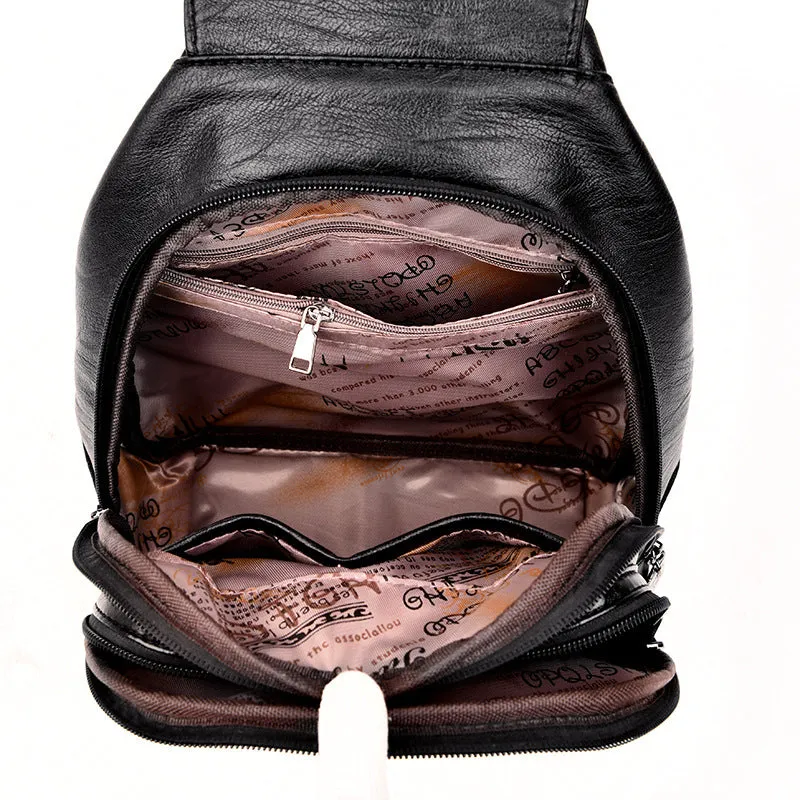 Women's Korean Style Leisure Tourism Fashion Waterproof Backpacks