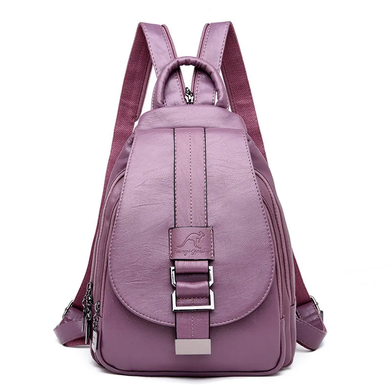 Women's Korean Style Leisure Tourism Fashion Waterproof Backpacks