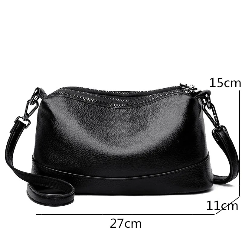 Women's Popular Soft Genuine Leather Shoulder Bag