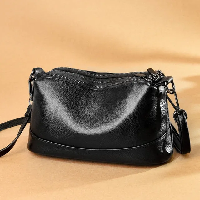 Women's Popular Soft Genuine Leather Shoulder Bag