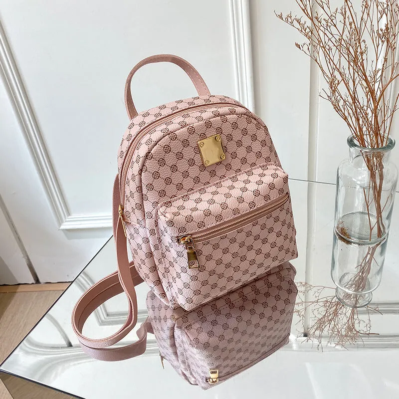 Women's Printed Korean Style Personalized Daily Backpacks