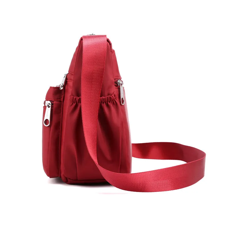 Women's Waterproof Nylon Cloth Mother Business Collect Crossbody Bags