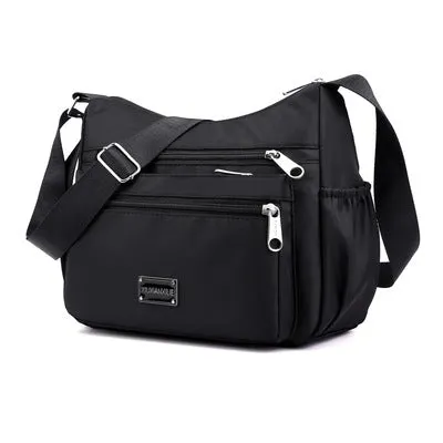 Women's Waterproof Nylon Cloth Mother Business Collect Crossbody Bags
