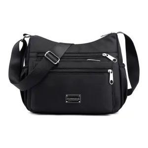 Women's Waterproof Nylon Cloth Mother Business Collect Crossbody Bags