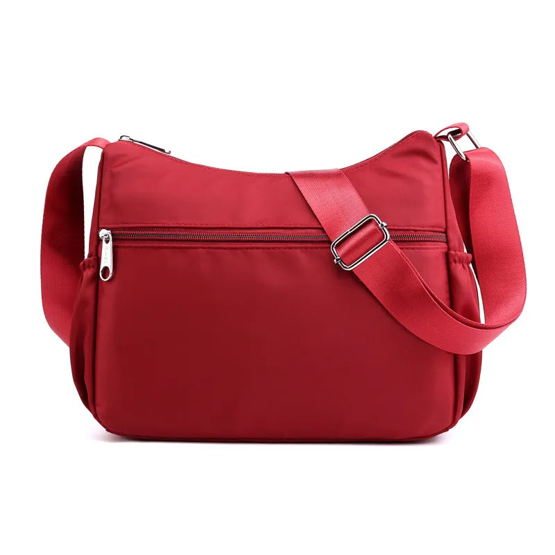 Women's Waterproof Nylon Cloth Mother Business Collect Crossbody Bags