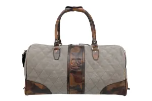 Woodland Quilted Oxford Canvas Duffel - River Rock