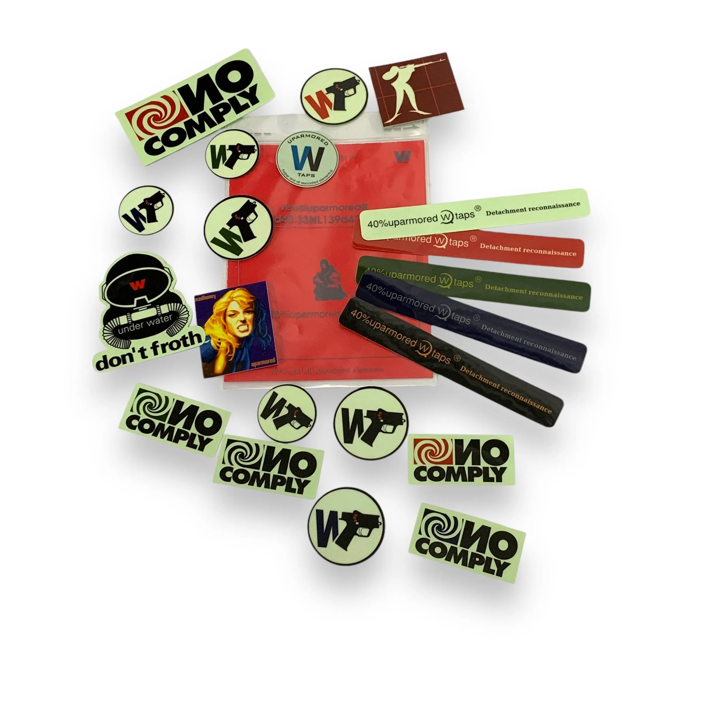 WTaps Vintage 90s, Philosophy Store, Etc. Limited Sticker Large Set
