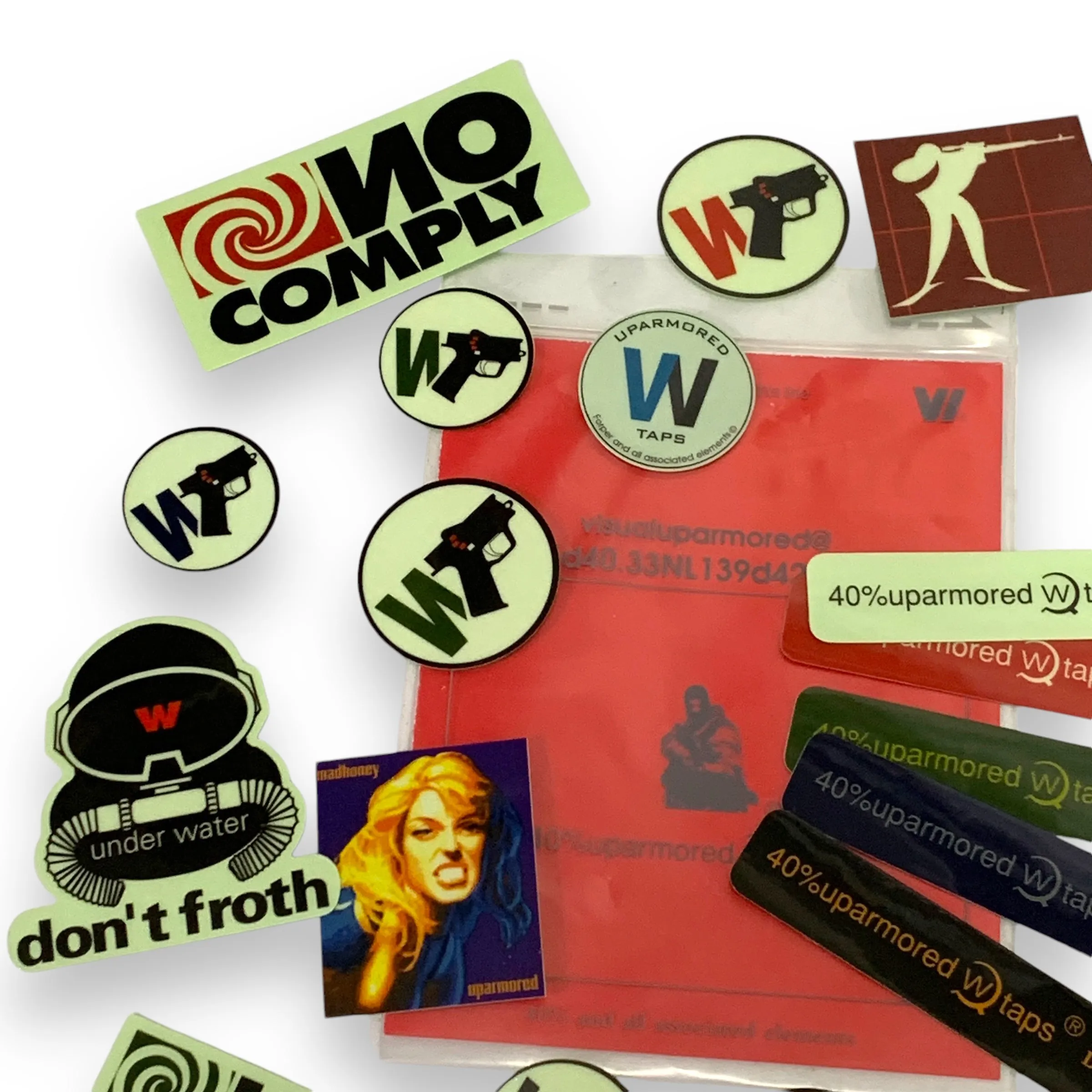 WTaps Vintage 90s, Philosophy Store, Etc. Limited Sticker Large Set