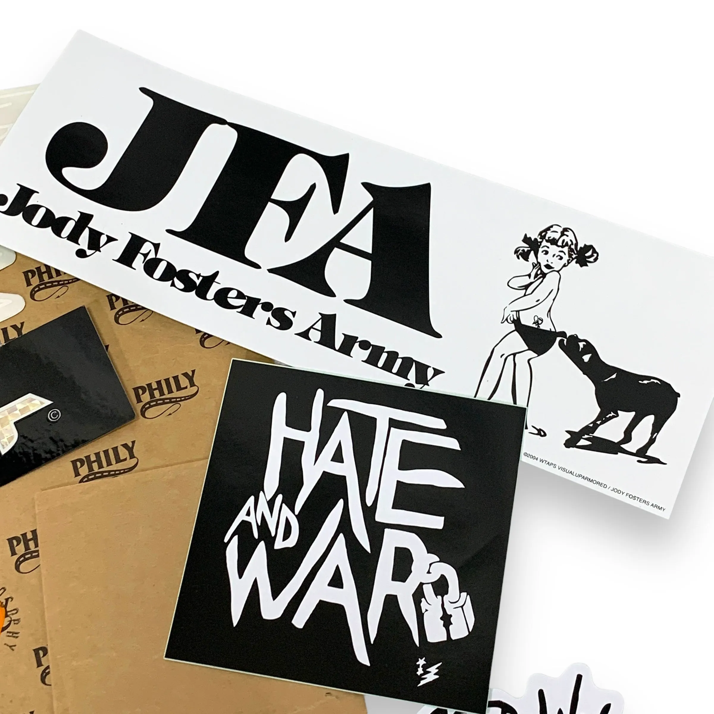 WTaps Vintage 90s, Philosophy Store, Etc. Limited Sticker Large Set