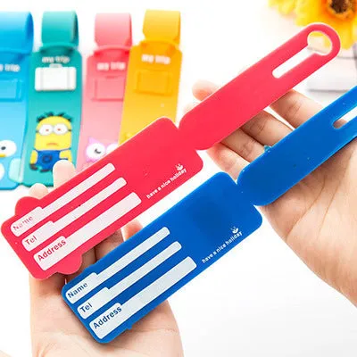 Yellow Duck 3D Silicone Luggage Tag