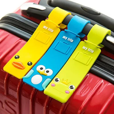 Yellow Duck 3D Silicone Luggage Tag